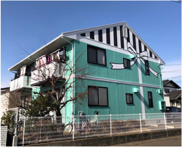 屋根・外壁遮熱塗装工事（宮城県）｜2階建て｜施工面積845㎡｜2018年12月施工