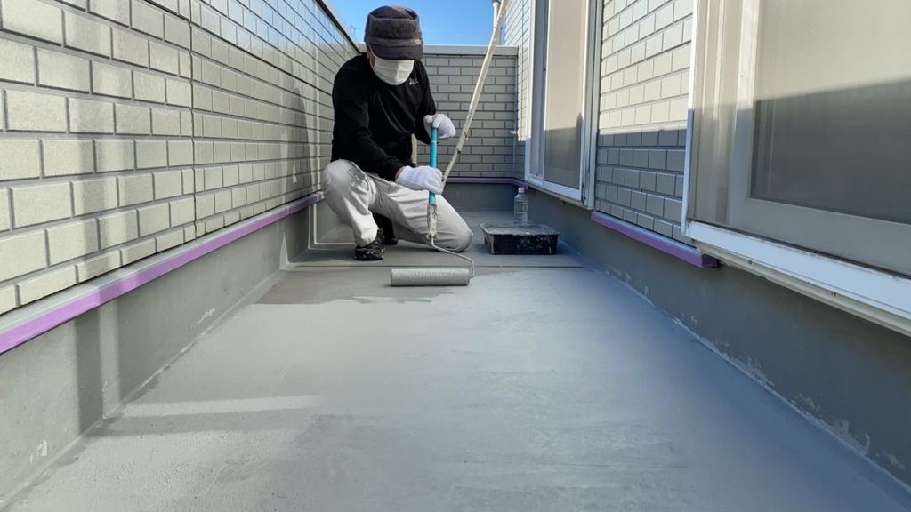 ベランダ防水塗装