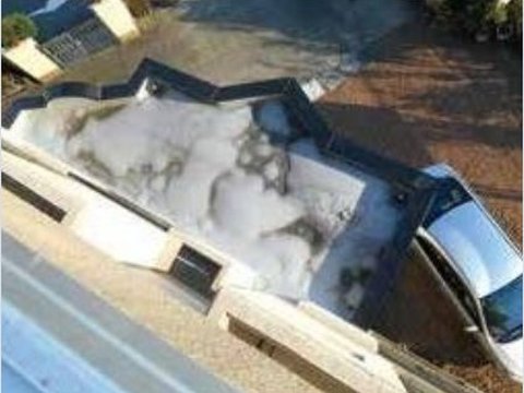 防水層の膨れの劣化症状
