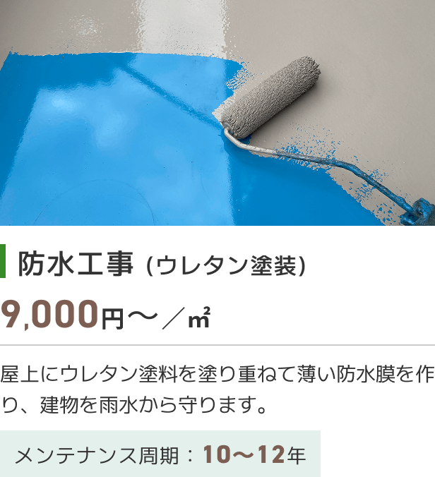 防水工事 (ウレタン塗装)