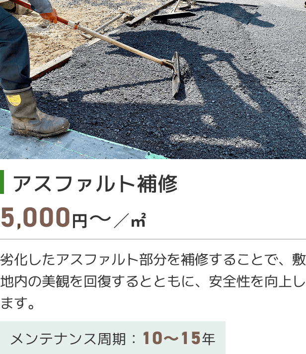 アスファルト補修